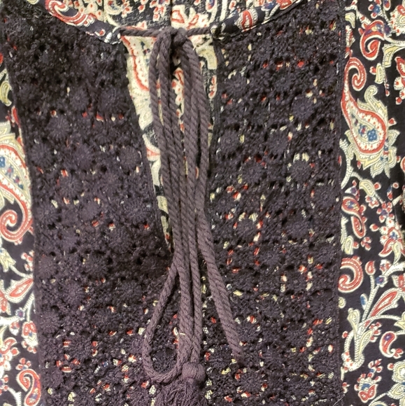 Boho Chic Peasant Top - Picture 4 of 8